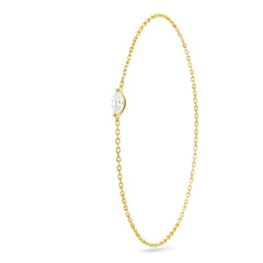 18k Yellow Gold Natural Marquise Diamond Muse bracelet - Malikka LondonBraceletsMalikka