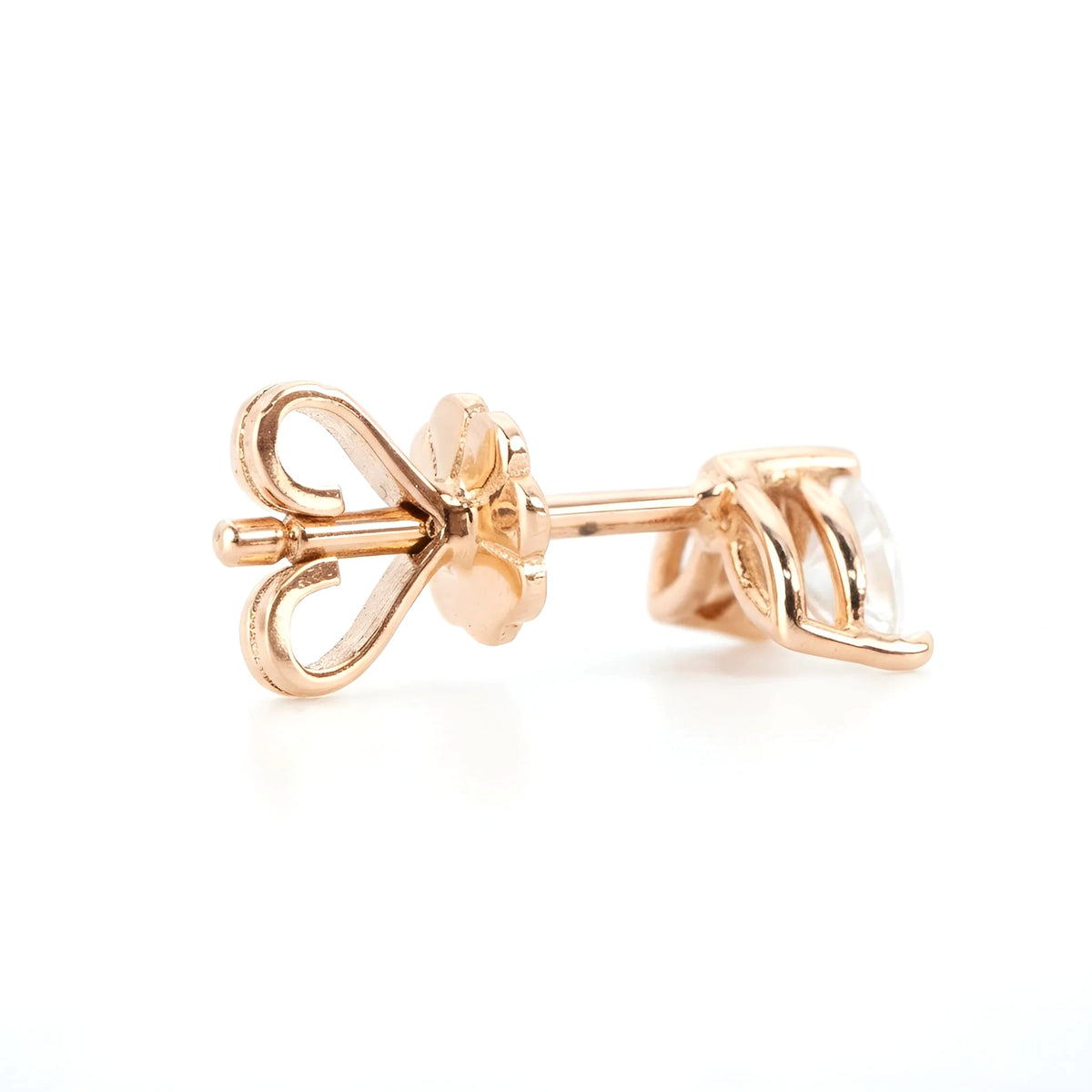 18k Rose Gold Natural Diamond Majesty Earrings - Malikka LondonEarringsMalikka