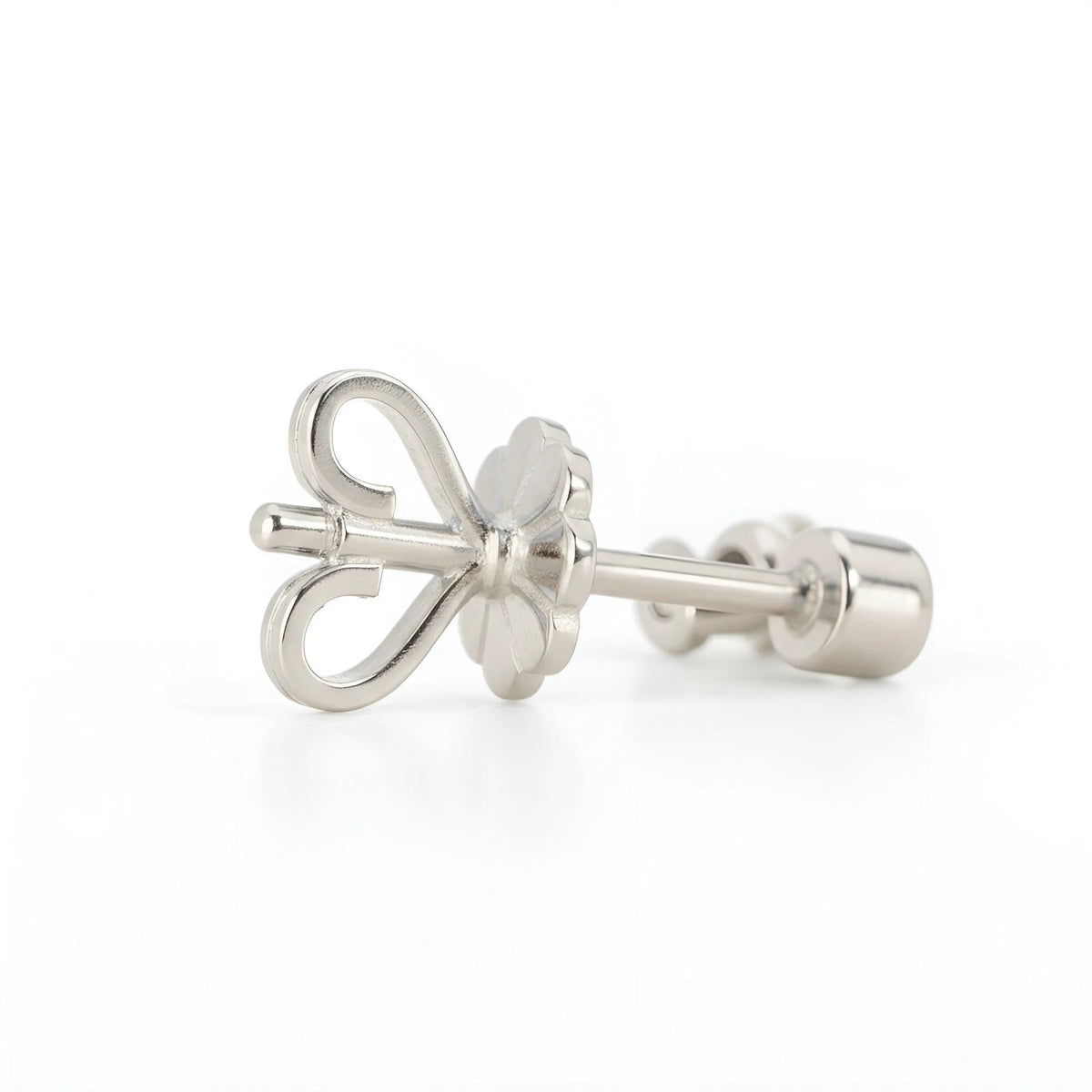 18k White Gold Eternal Love Natural Diamond Earrings - Malikka LondonEarringsMalikka