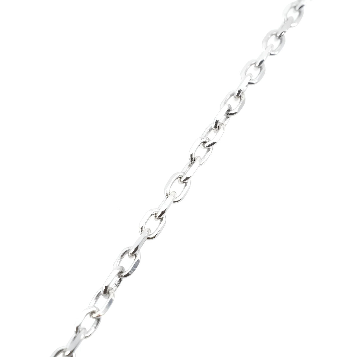 18k White Gold Natural Diamond Celestial Crescent Necklace - Malikka LondonNecklacesMalikka