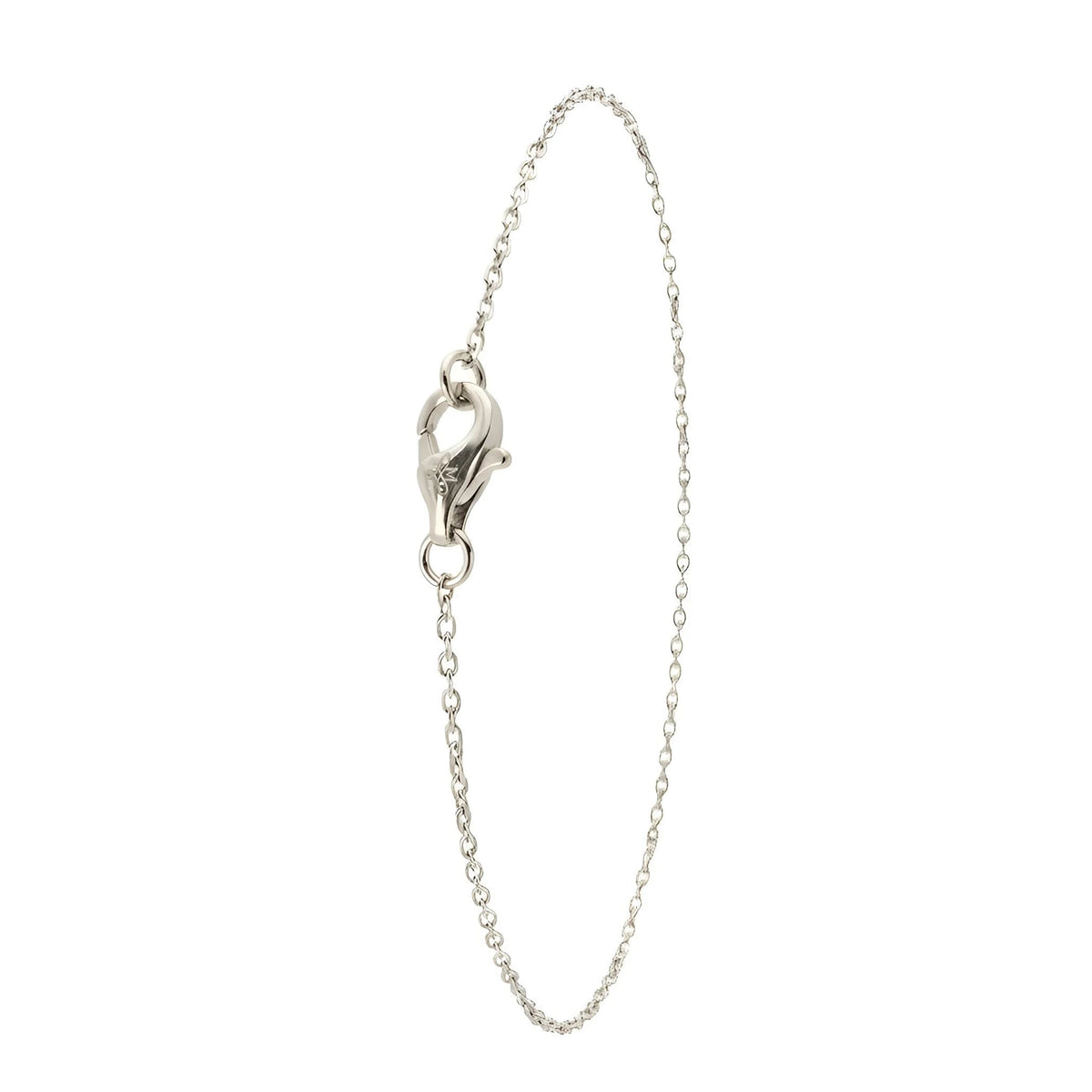 18k White Gold Natural Diamond Teardrop Bracelet - Malikka LondonBraceletsMalikka