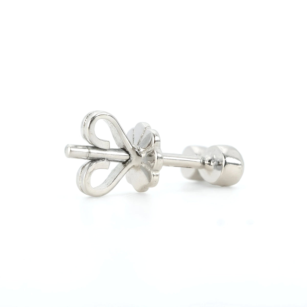 18k White Gold Teardrop Natural Diamond Duo Drop Earrings - Malikka LondonEarringsMalikka