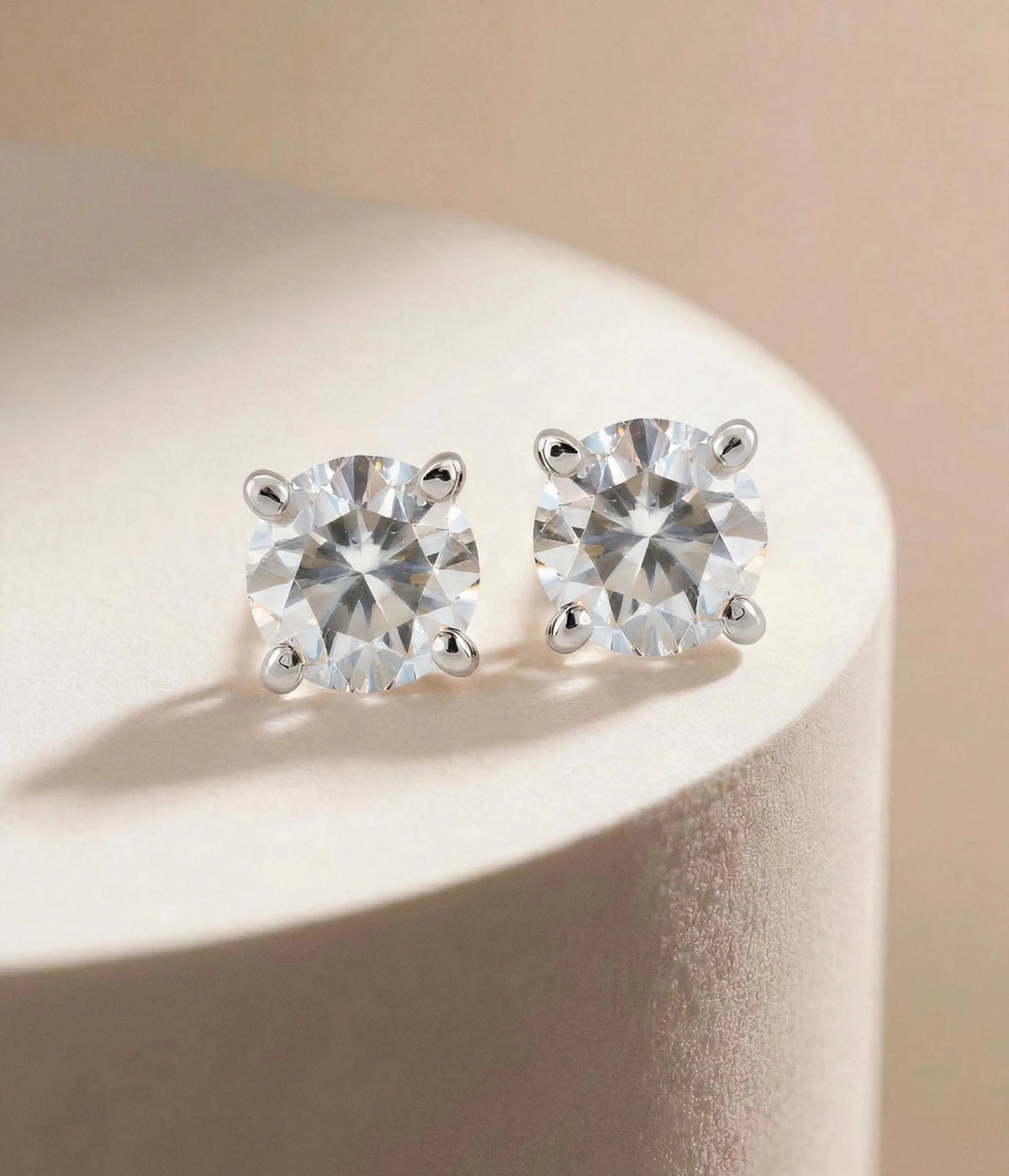 Brilliance Natural Diamond Stud Earrings - Malikka LondonEarringsMalikka