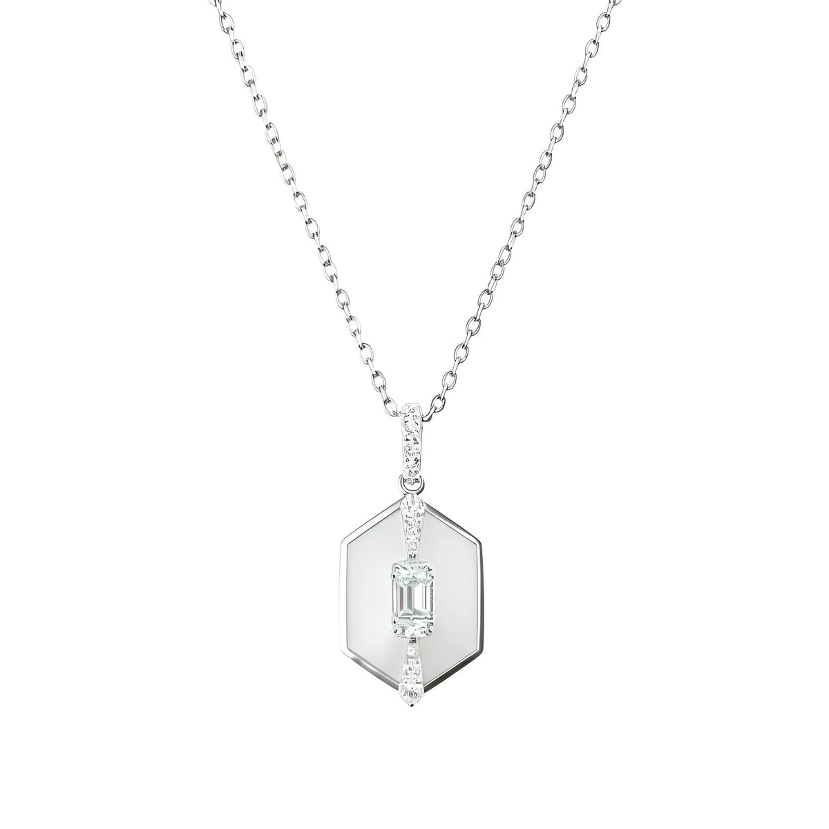 Eternal Elegance Natural Diamond Pendant Necklace - Malikka LondonNecklacesMalikka