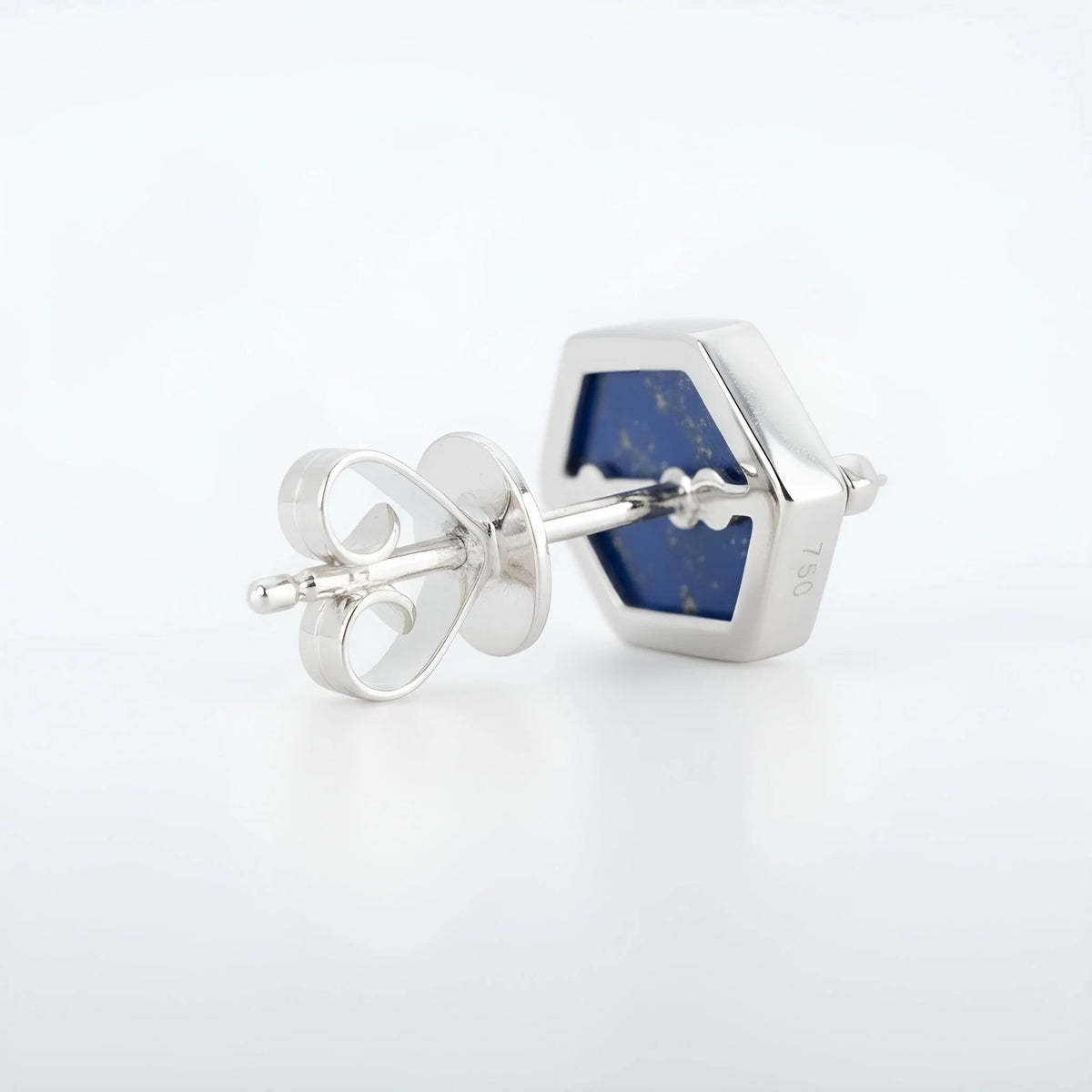 Royal Elegance Lapis Natural Diamond Earrings - Malikka LondonEarringsMalikka