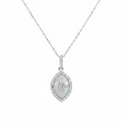 Royal Radiance Diamond and Mother of Pearl - Malikka LondonNecklacesMalikka